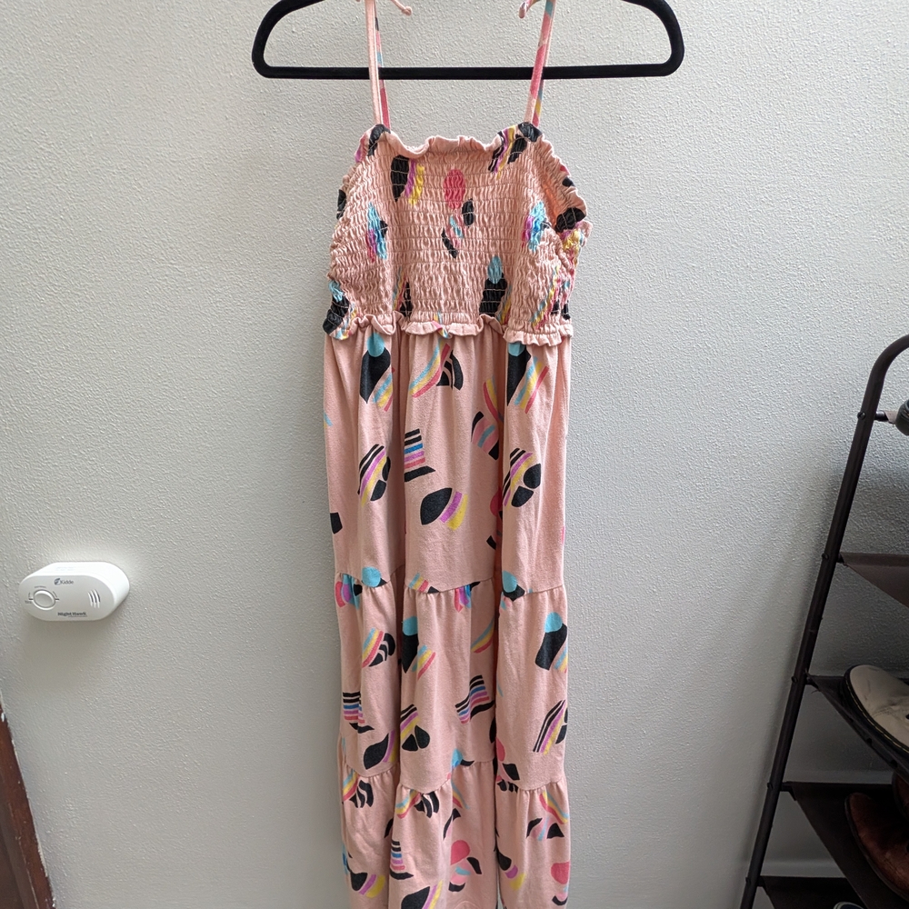 Colorful Patterned Maxi Dress